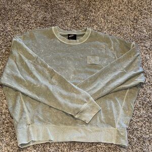 Nike Acid Wash Gray/Green Sweater